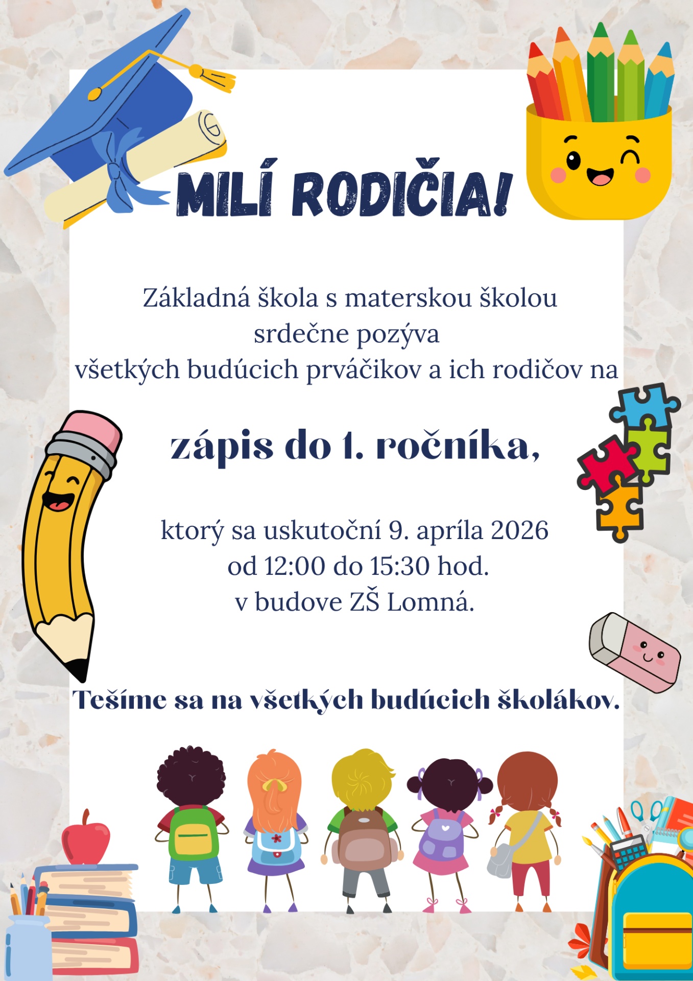 zápis do prvého ročníka